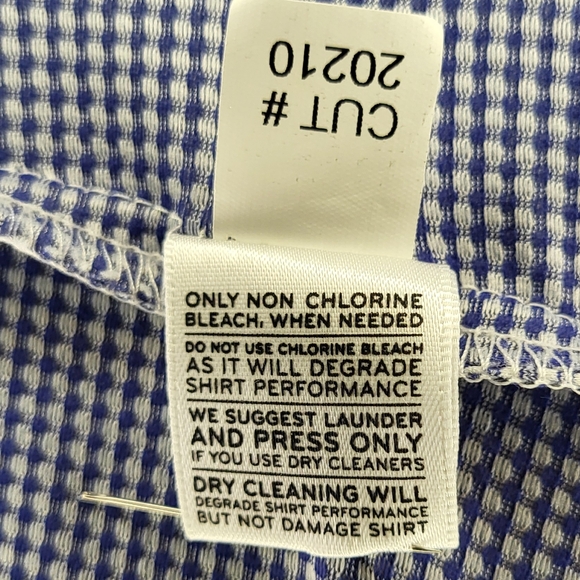 Mizzen+Main Stretchy Trim Fit Button Shirt size Large - Picture 5 of 5